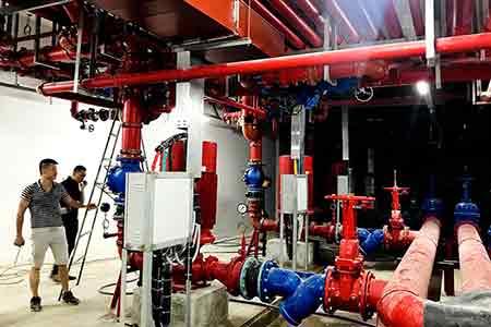 肯富來管道式離心泵在越南峴港酒店使用現(xiàn)場