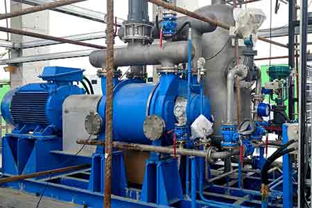 肯富來液環(huán)泵機組在北海太陽紙業(yè)有限公司使用現(xiàn)場