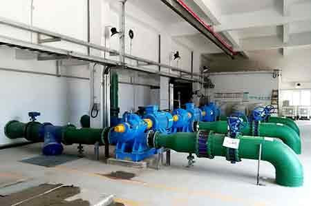 KPS系列單級(jí)雙吸離心泵在赤峰廣鋼使用現(xiàn)場(chǎng)