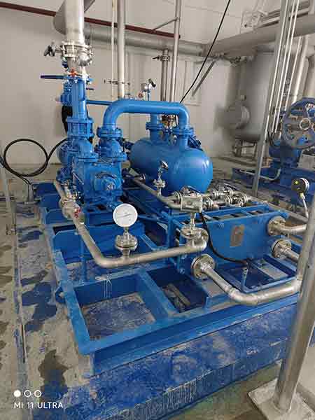 肯富來液環(huán)機(jī)泵組在吉林華微電子使用現(xiàn)場