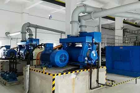 肯富來液環(huán)泵機組在沈東熱電廠脫硫項目使用現(xiàn)場